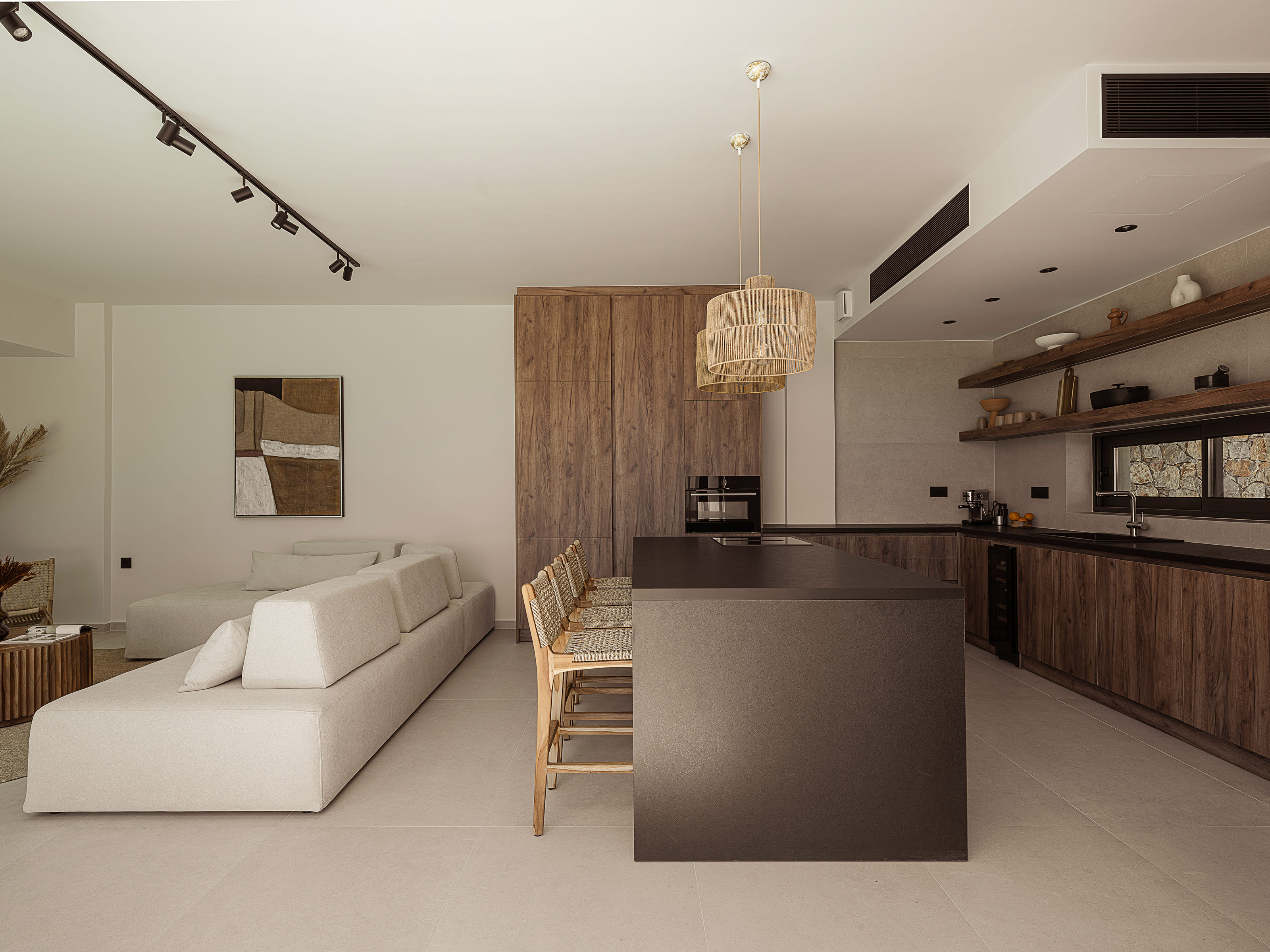 Kitchen countertop detail